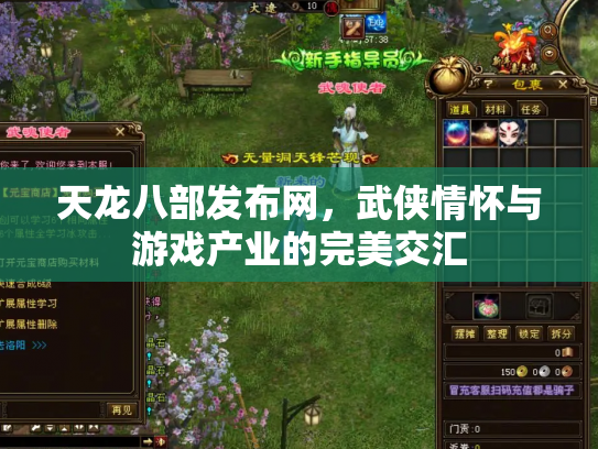 天龙八部发布网，武侠情怀与游戏产业的完美交汇