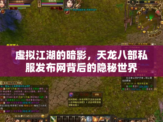虚拟江湖的暗影，天龙八部私服发布网背后的隐秘世界