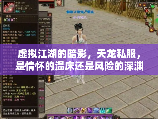 虚拟江湖的暗影，天龙私服，是情怀的温床还是风险的深渊？