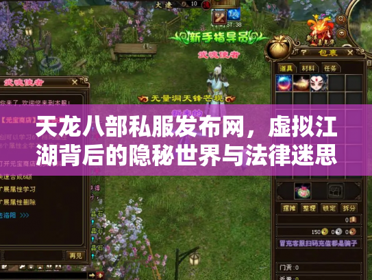 天龙八部私服发布网，虚拟江湖背后的隐秘世界与法律迷思