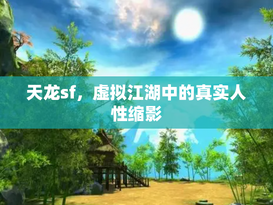 天龙sf，虚拟江湖中的真实人性缩影