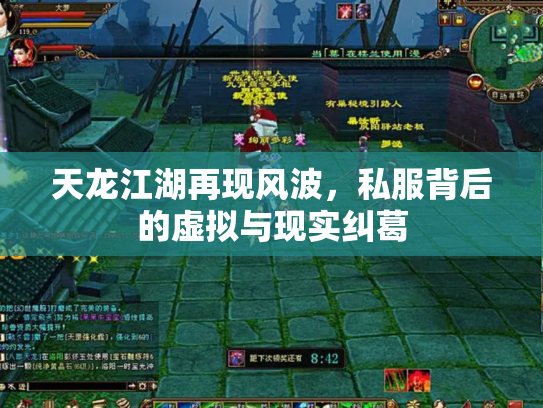 天龙江湖再现风波，私服背后的虚拟与现实纠葛