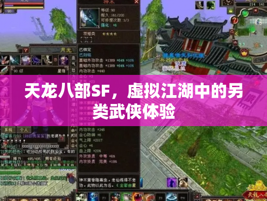 天龙八部SF，虚拟江湖中的另类武侠体验