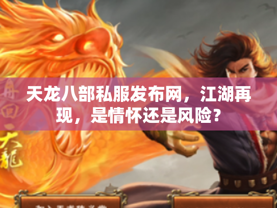 天龙八部私服发布网，江湖再现，是情怀还是风险？