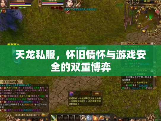 天龙私服，怀旧情怀与游戏安全的双重博弈
