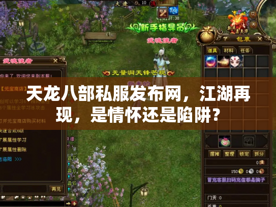 天龙八部私服发布网，江湖再现，是情怀还是陷阱？