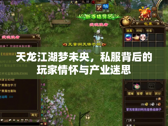天龙江湖梦未央，私服背后的玩家情怀与产业迷思