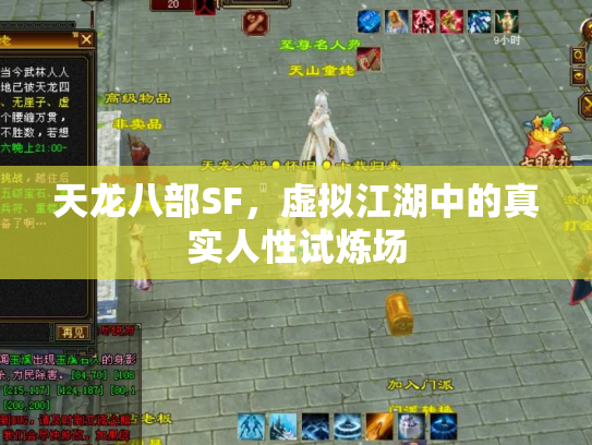 天龙八部SF，虚拟江湖中的真实人性试炼场
