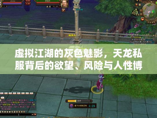 虚拟江湖的灰色魅影，天龙私服背后的欲望、风险与人性博弈