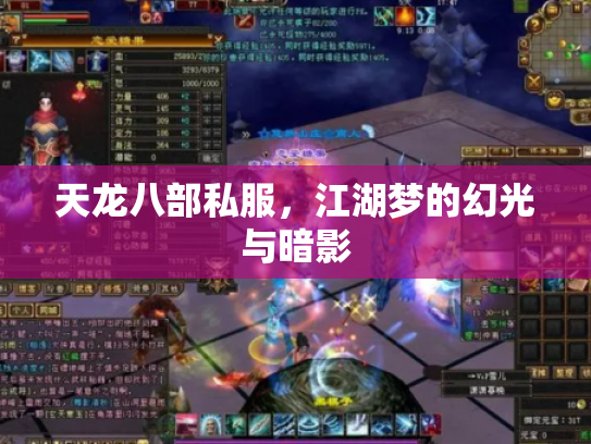 天龙八部私服，江湖梦的幻光与暗影