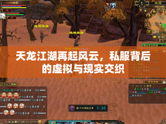 天龙江湖再起风云，私服背后的虚拟与现实交织