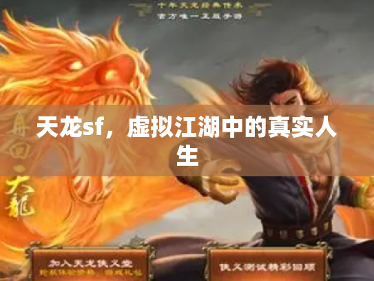 天龙sf，虚拟江湖中的真实人生