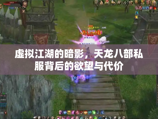 虚拟江湖的暗影，天龙八部私服背后的欲望与代价