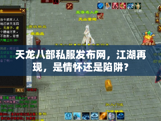 天龙八部私服发布网，江湖再现，是情怀还是陷阱？