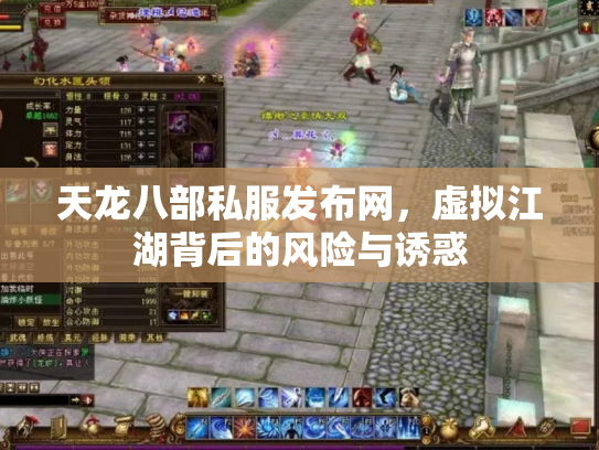 天龙八部私服发布网，虚拟江湖背后的风险与诱惑