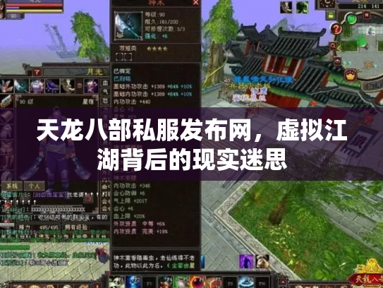 天龙八部私服发布网，虚拟江湖背后的现实迷思