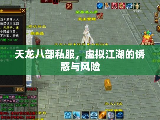 天龙八部私服，虚拟江湖的诱惑与风险