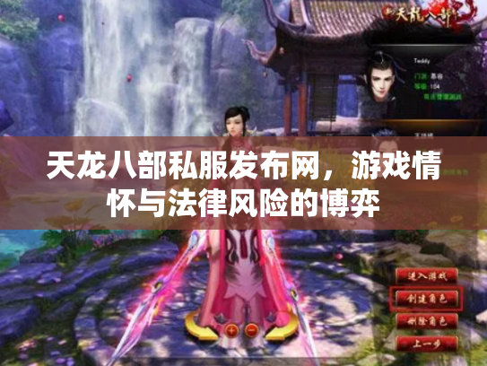 天龙八部私服发布网，游戏情怀与法律风险的博弈