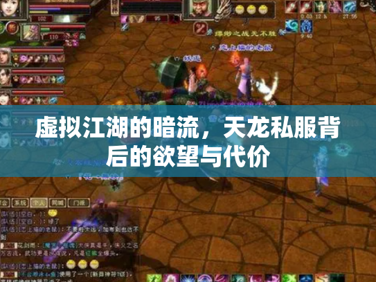 虚拟江湖的暗流，天龙私服背后的欲望与代价
