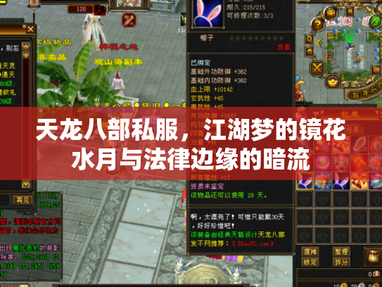 天龙八部私服，江湖梦的镜花水月与法律边缘的暗流