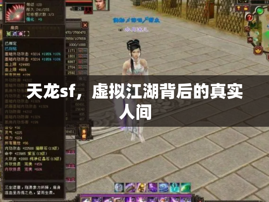 天龙sf，虚拟江湖背后的真实人间