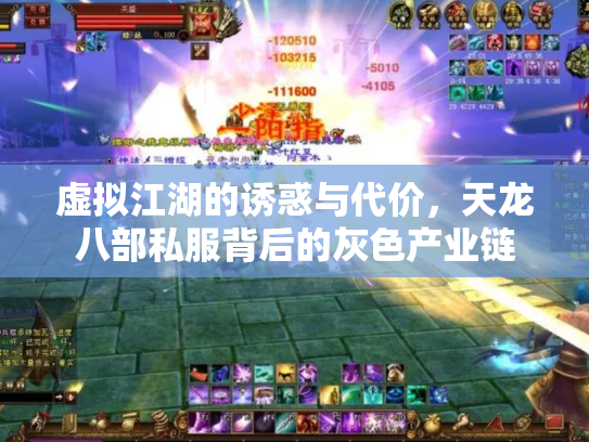 虚拟江湖的诱惑与代价，天龙八部私服背后的灰色产业链