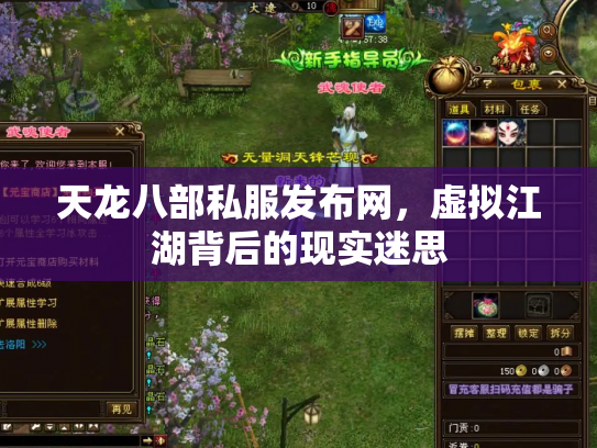 天龙八部私服发布网，虚拟江湖背后的现实迷思