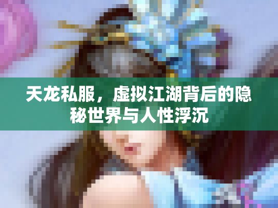 天龙私服，虚拟江湖背后的隐秘世界与人性浮沉