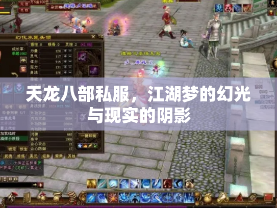 天龙八部私服，江湖梦的幻光与现实的阴影