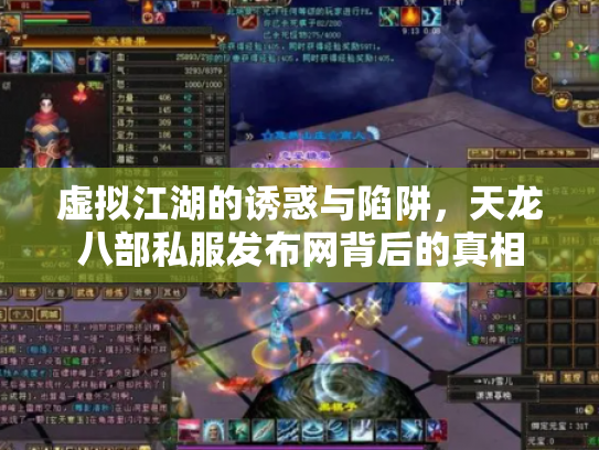 虚拟江湖的诱惑与陷阱，天龙八部私服发布网背后的真相