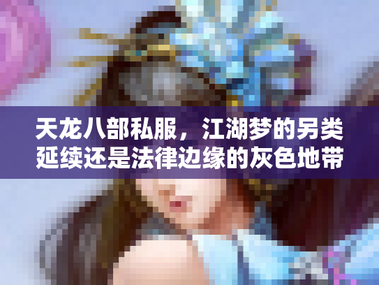 天龙八部私服，江湖梦的另类延续还是法律边缘的灰色地带？