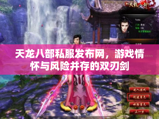 天龙八部私服发布网，游戏情怀与风险并存的双刃剑