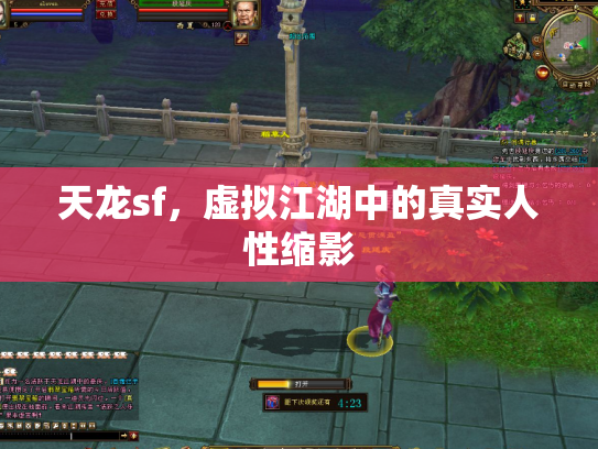 天龙sf，虚拟江湖中的真实人性缩影