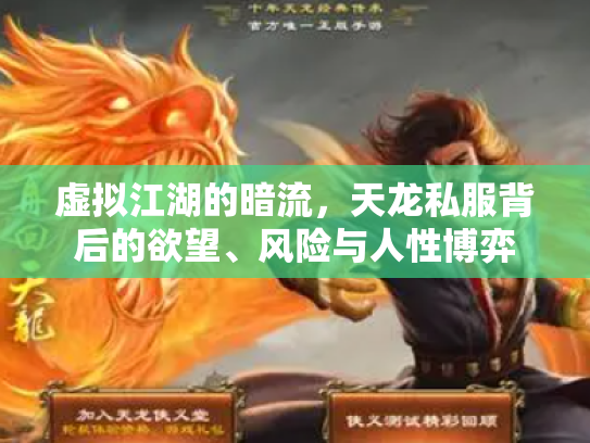 虚拟江湖的暗流，天龙私服背后的欲望、风险与人性博弈