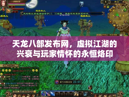 天龙八部发布网，虚拟江湖的兴衰与玩家情怀的永恒烙印