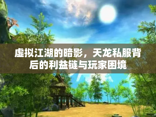 虚拟江湖的暗影，天龙私服背后的利益链与玩家困境