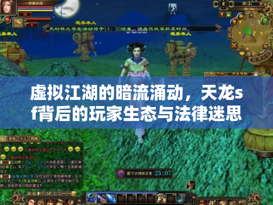 虚拟江湖的暗流涌动，天龙sf背后的玩家生态与法律迷思