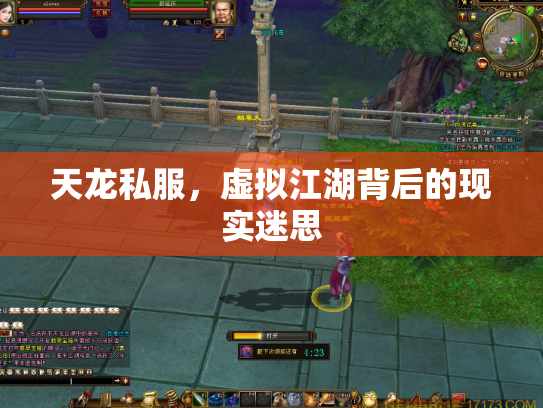 天龙私服，虚拟江湖背后的现实迷思
