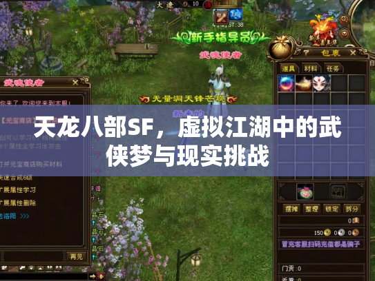 天龙八部SF，虚拟江湖中的武侠梦与现实挑战