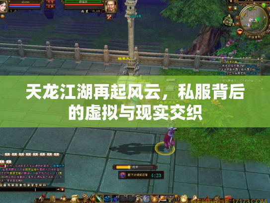 天龙江湖再起风云，私服背后的虚拟与现实交织