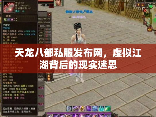 天龙八部私服发布网，虚拟江湖背后的现实迷思
