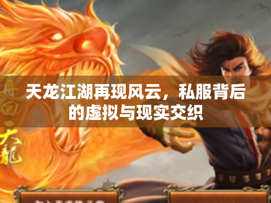 天龙江湖再现风云，私服背后的虚拟与现实交织