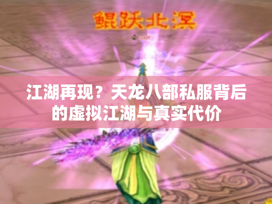 江湖再现？天龙八部私服背后的虚拟江湖与真实代价