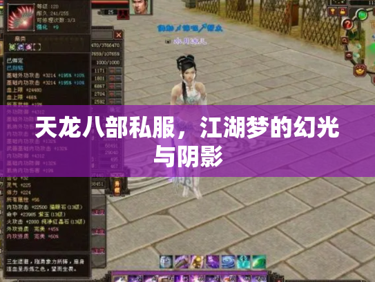 天龙八部私服，江湖梦的幻光与阴影