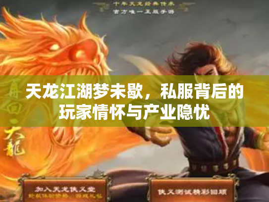 天龙江湖梦未歇，私服背后的玩家情怀与产业隐忧