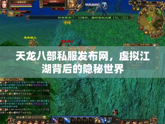 天龙八部私服发布网，虚拟江湖背后的隐秘世界