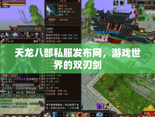 天龙八部私服发布网，游戏世界的双刃剑
