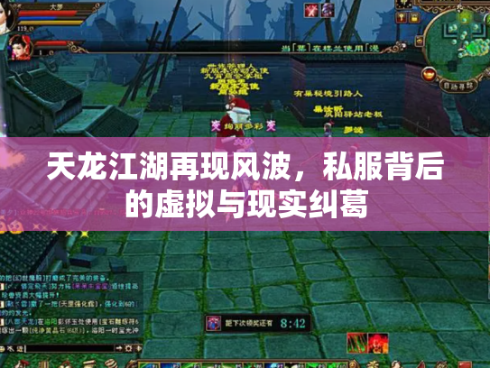 天龙江湖再现风波，私服背后的虚拟与现实纠葛