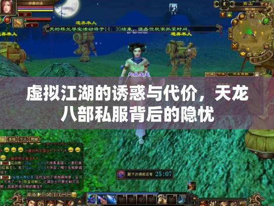 虚拟江湖的诱惑与代价，天龙八部私服背后的隐忧