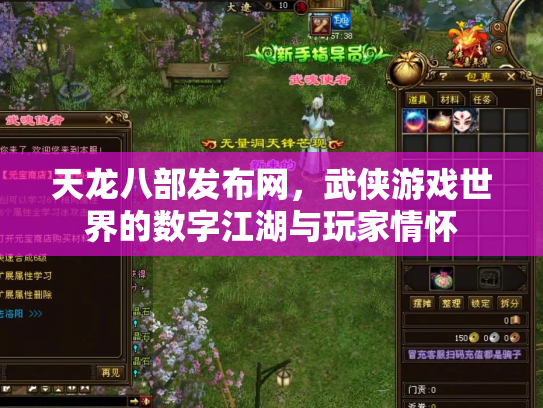 天龙八部发布网，武侠游戏世界的数字江湖与玩家情怀